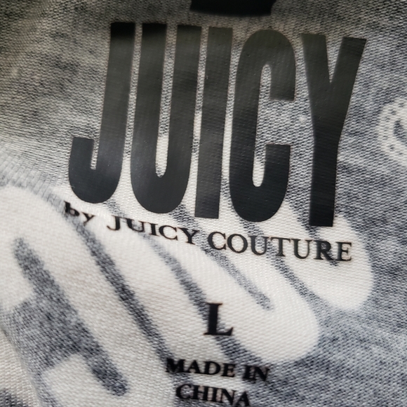 NWT Black & Cream Juicy Couture AOP Lounge Set - Picture 6 of 7